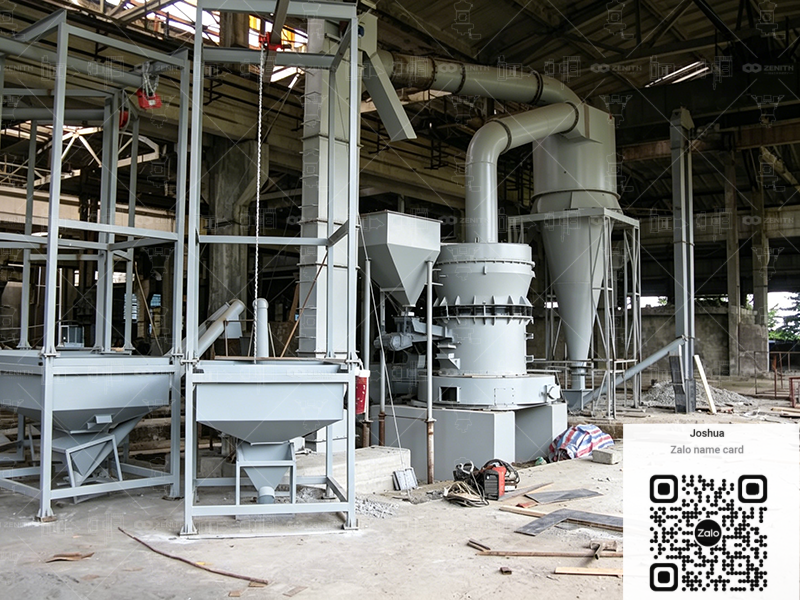 Nhà máy nghiền Đá vôi (canxi cacbonat) 6 t/h bằng Máy nghiền tốc độ trung bình MTM — Hà Nội