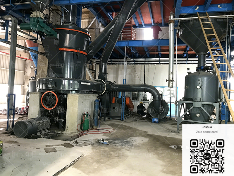 Nhà máy nghiền Đá vôi (canxi cacbonat) 23 t/h bằng Máy nghiền thang MTW — Lâm Đồng