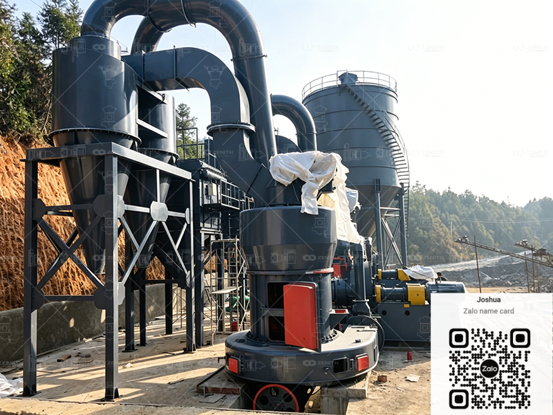 Nhà máy nghiền Đá vôi (canxi cacbonat) 6 t/h bằng Máy nghiền thang MTW — Hồ Chí Minh