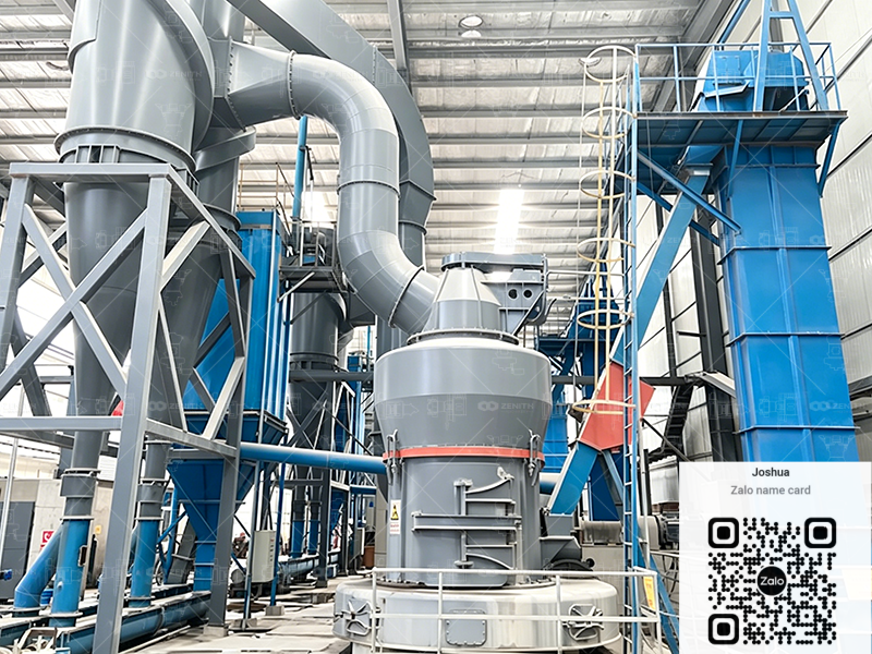 Nhà máy nghiền Barit 40 t/h bằng Máy nghiền Raymond — Quảng Ninh
