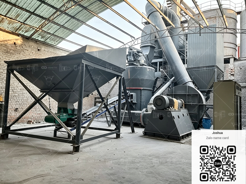 Máy nghiền Raymond cho Dolomit — 6 t/h, nghiên cứu trường hợp Quảng Ninh