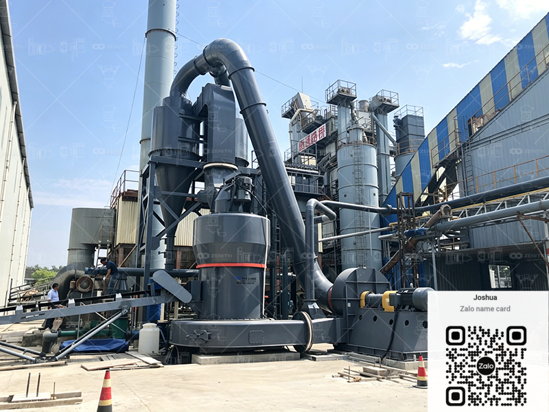 Nhà máy nghiền Cao lanh (kaolin) 3 t/h bằng Máy nghiền Raymond — Hồ Chí Minh
