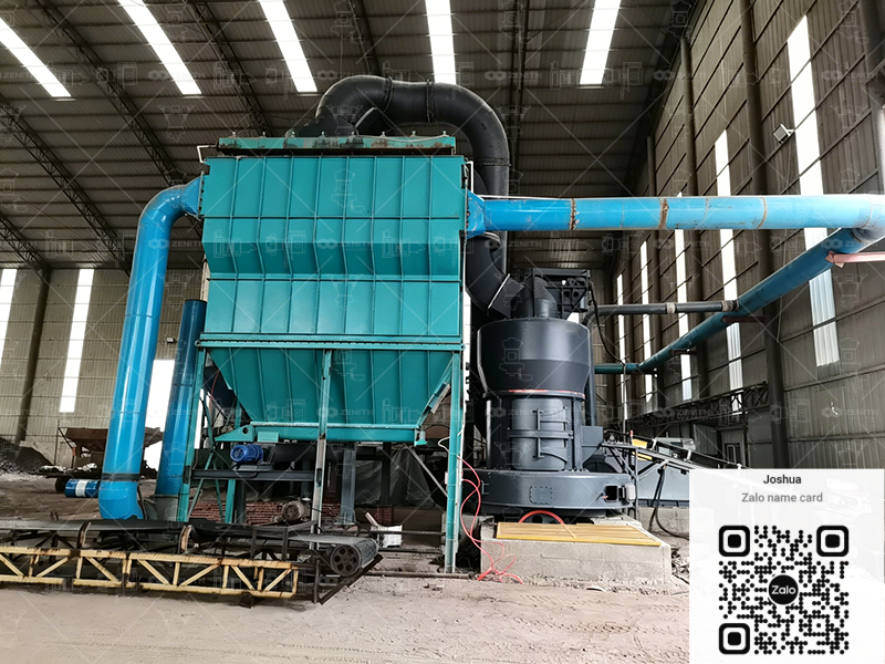 Máy nghiền Raymond cho Barit — 9 t/h, nghiên cứu trường hợp Hồ Chí Minh