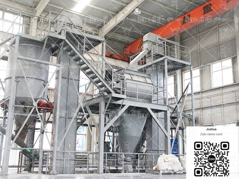 Nhà máy nghiền Barit 2 t/h bằng Máy nghiền siêu mịn XZM — Lâm Đồng