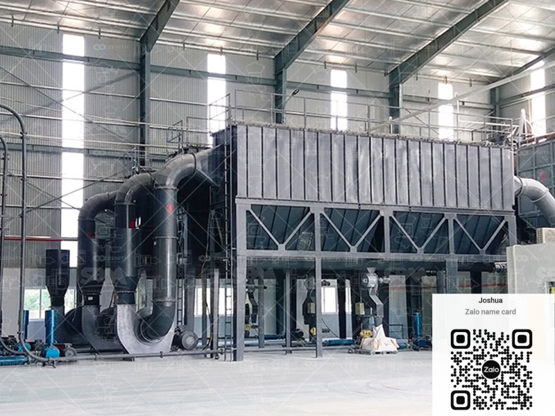 Nhà máy nghiền Barit 8 t/h bằng Máy nghiền siêu mịn XZM — Lâm Đồng