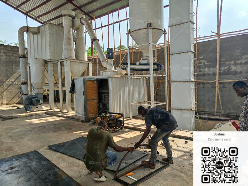 Nhà máy nghiền Talc 10 t/h bằng Máy nghiền siêu mịn XZM — Quảng Ninh