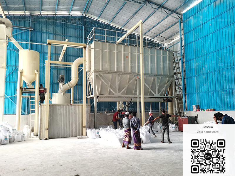 Nhà máy nghiền Barit 10 t/h bằng Máy nghiền siêu mịn XZM — Nghệ An
