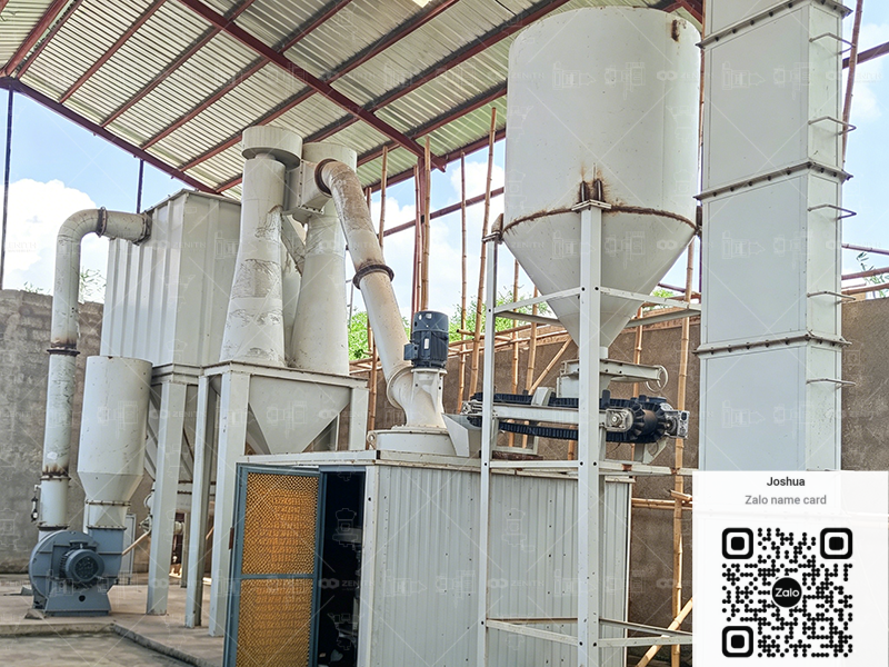 Máy nghiền siêu mịn XZM cho Barit — 4 t/h, nghiên cứu trường hợp Bình Định